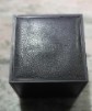 Zenith vintage watch box cube leather black nos